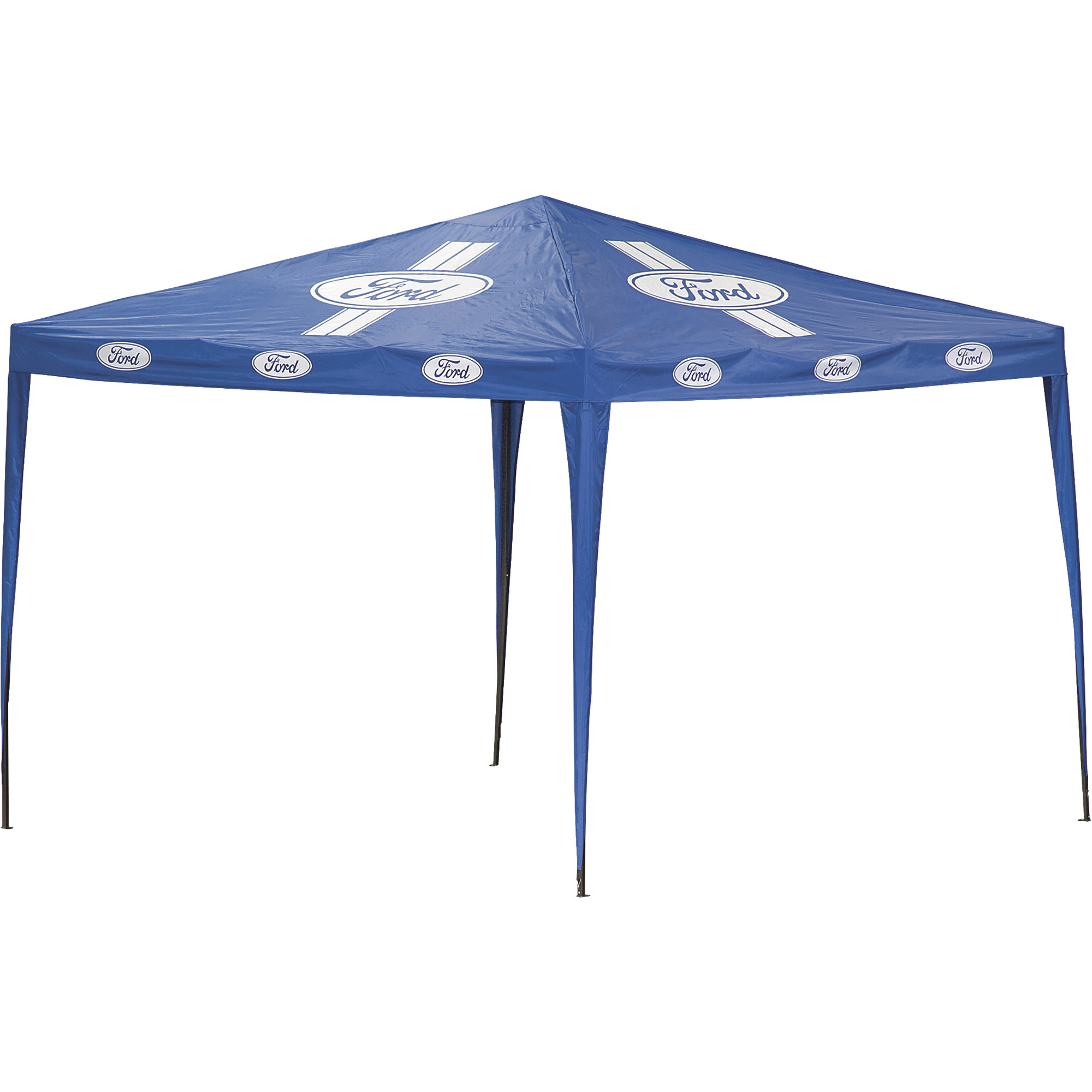 Ford Tailgate Canopy, 10ft. x 10ft., Blue/White, Model# FRD-40062